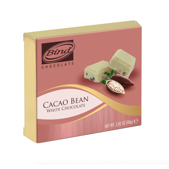 White Chocolate Bar With Cocoa Bean Particle